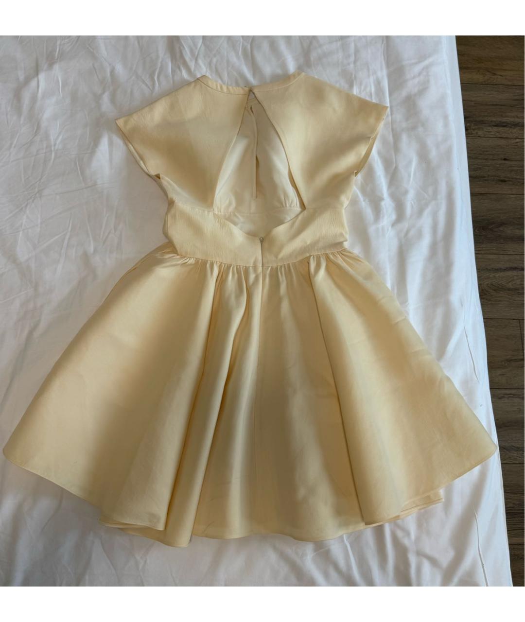 CHRISTIAN DIOR Бежевое коктейльное платье, фото 3