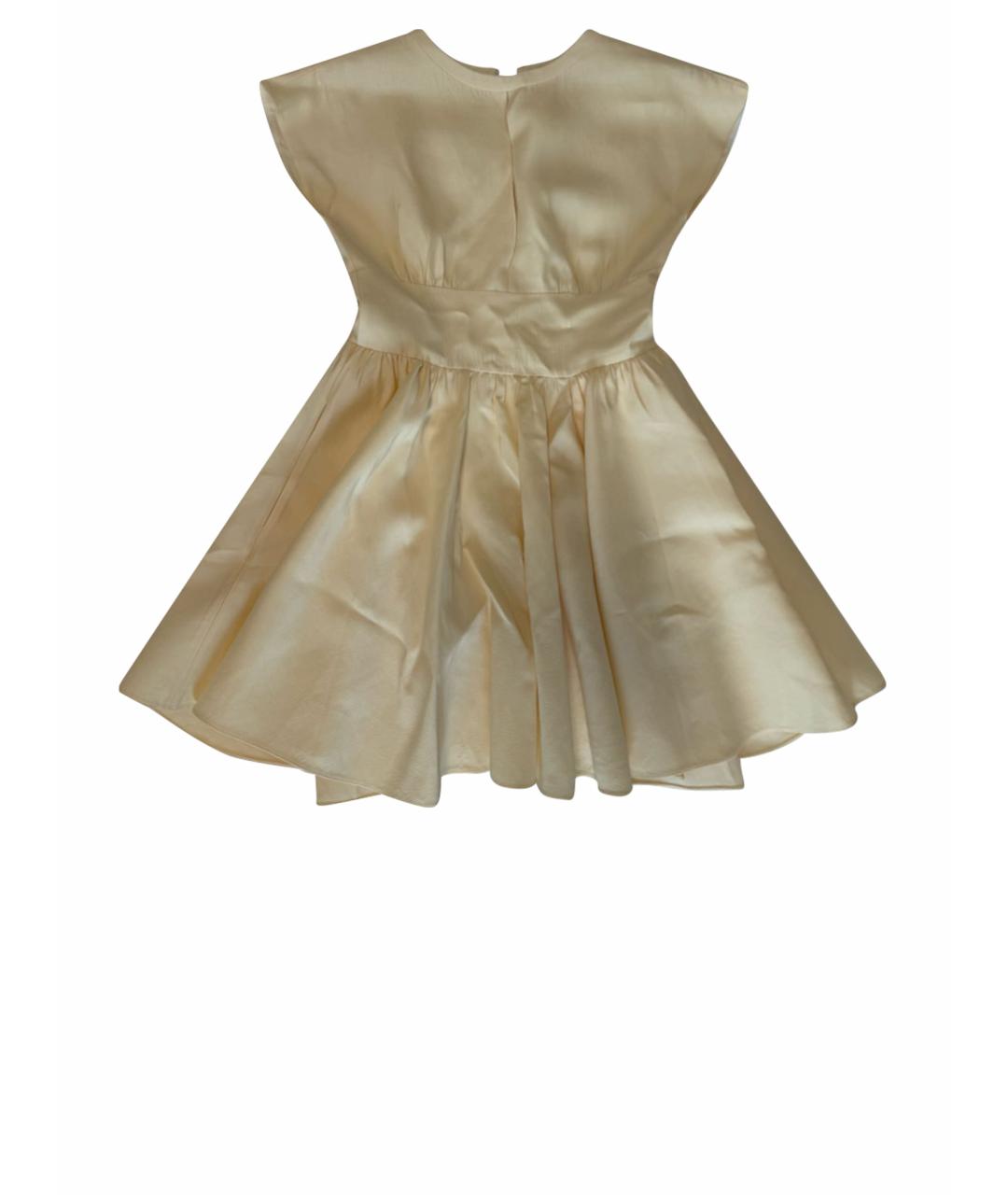 CHRISTIAN DIOR Бежевое коктейльное платье, фото 1