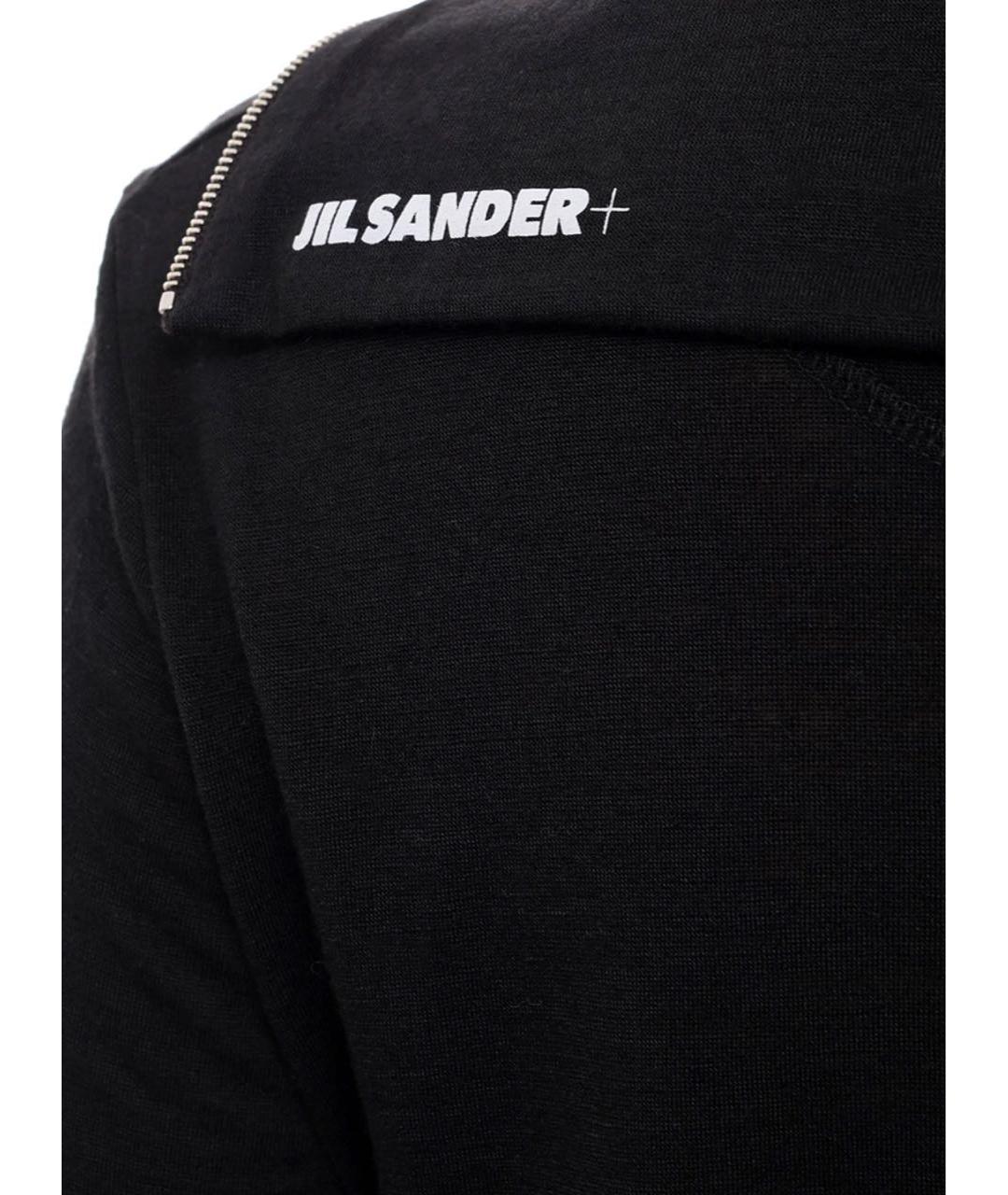 JIL SANDER Черная шерстяная водолазка, фото 5