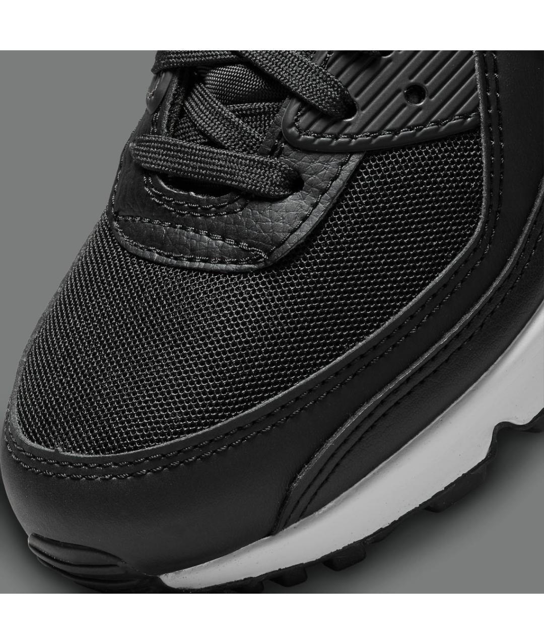 NIKE Черные кожаные кроссовки, фото 6