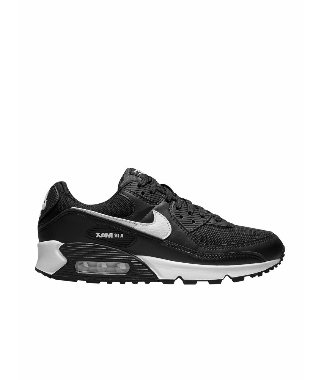 NIKE Черные кожаные кроссовки, фото 1