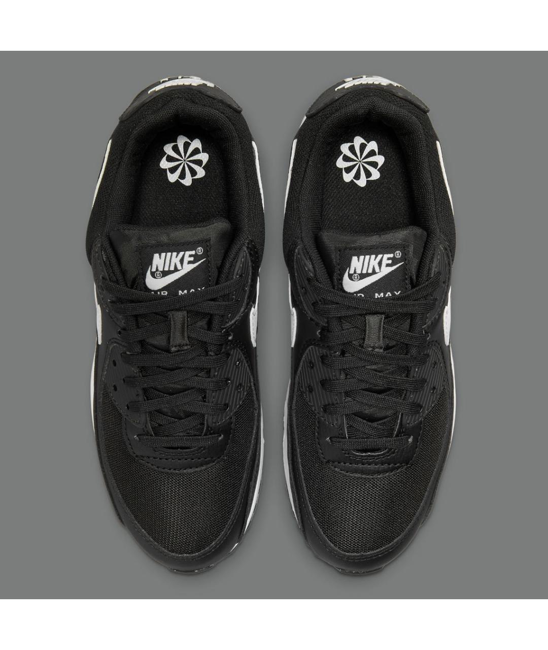 NIKE Черные кожаные кроссовки, фото 3