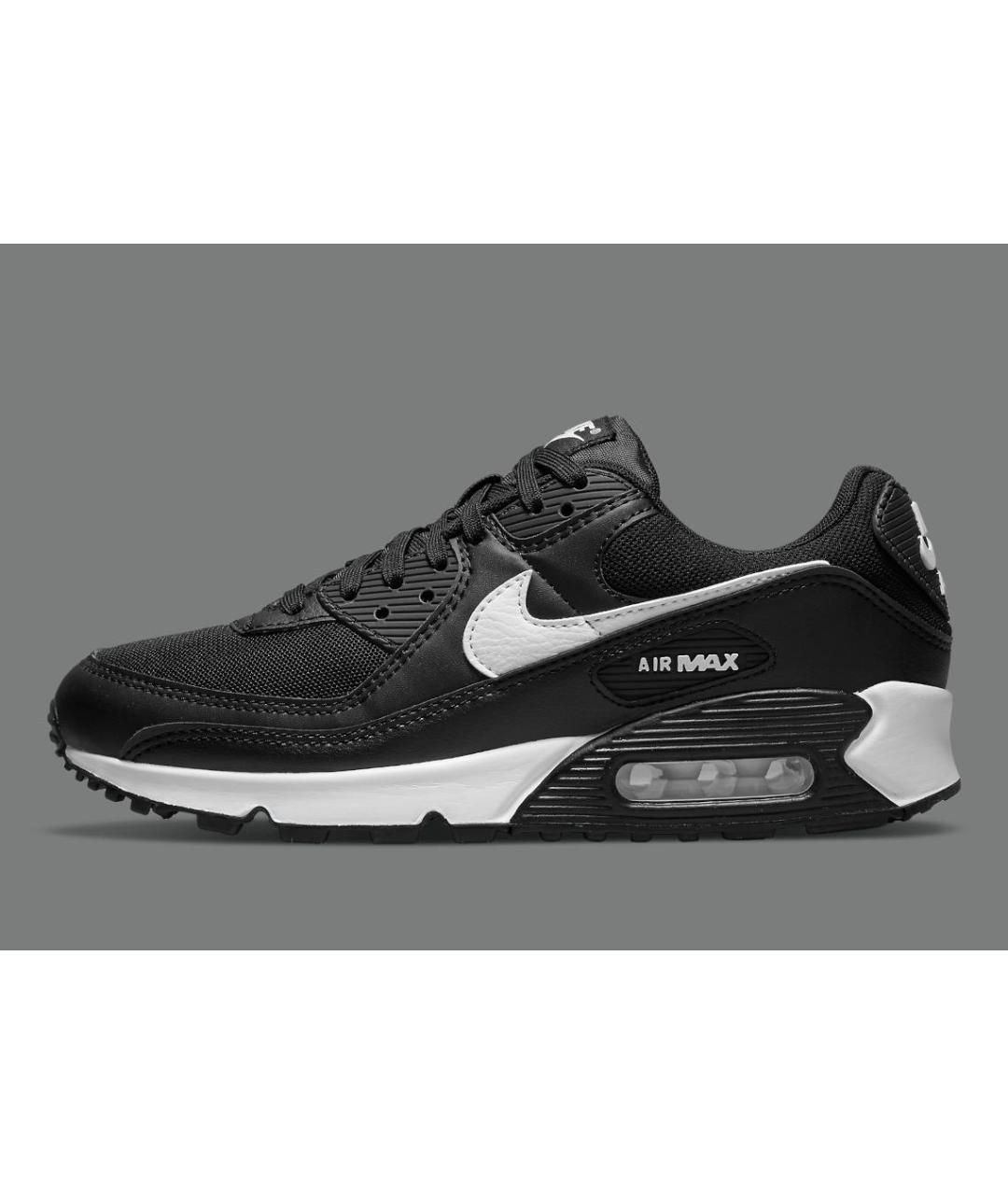 NIKE Черные кожаные кроссовки, фото 8