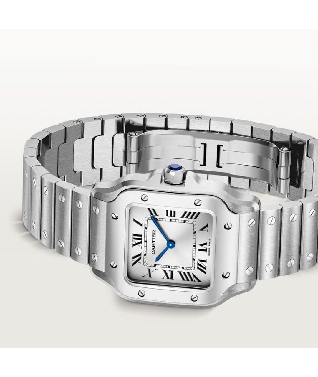 CARTIER Серебряные металлические часы, фото 4