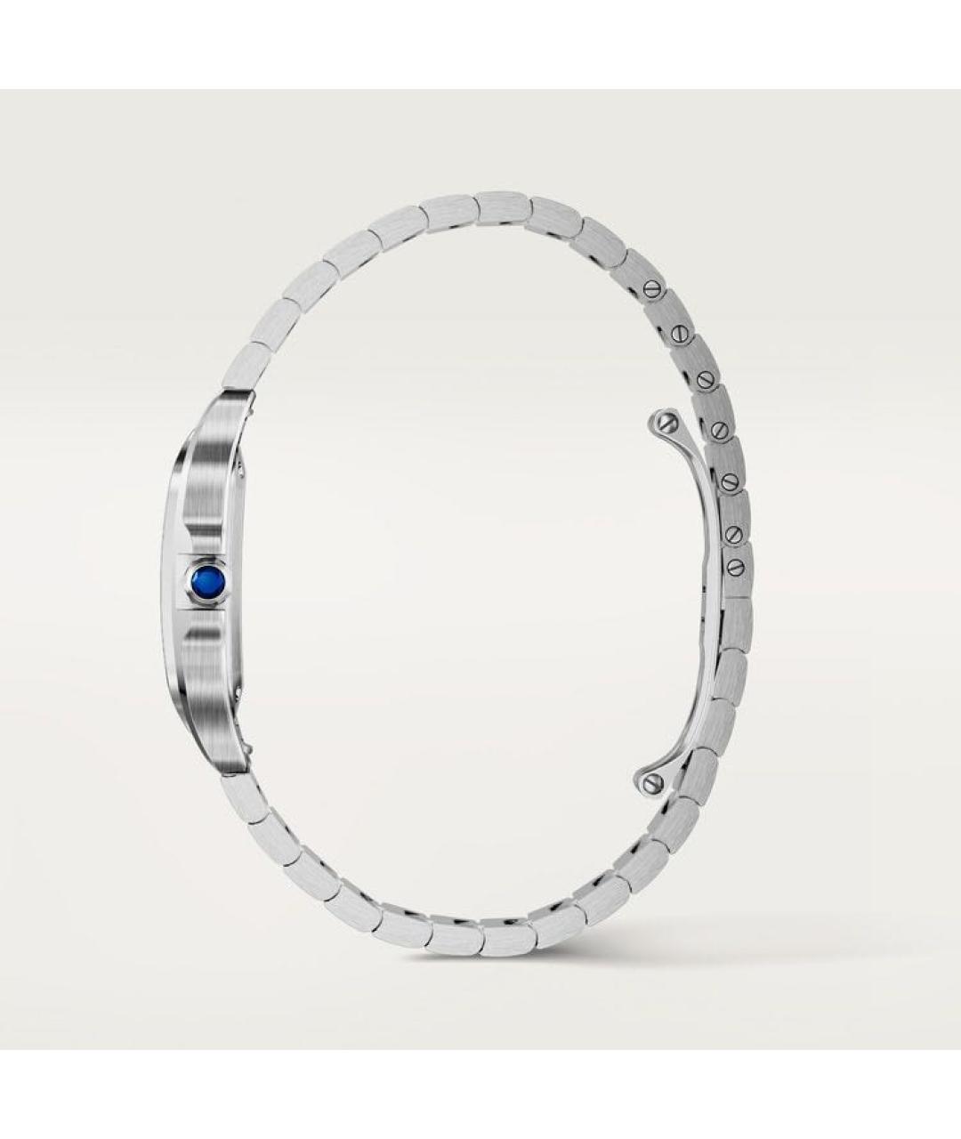 CARTIER Серебряные металлические часы, фото 6