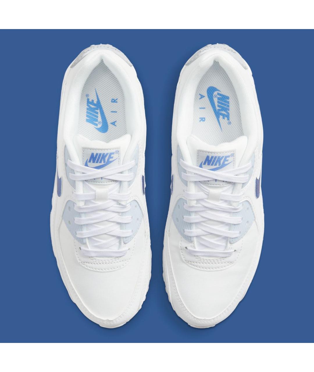 NIKE Белые кожаные кроссовки, фото 5