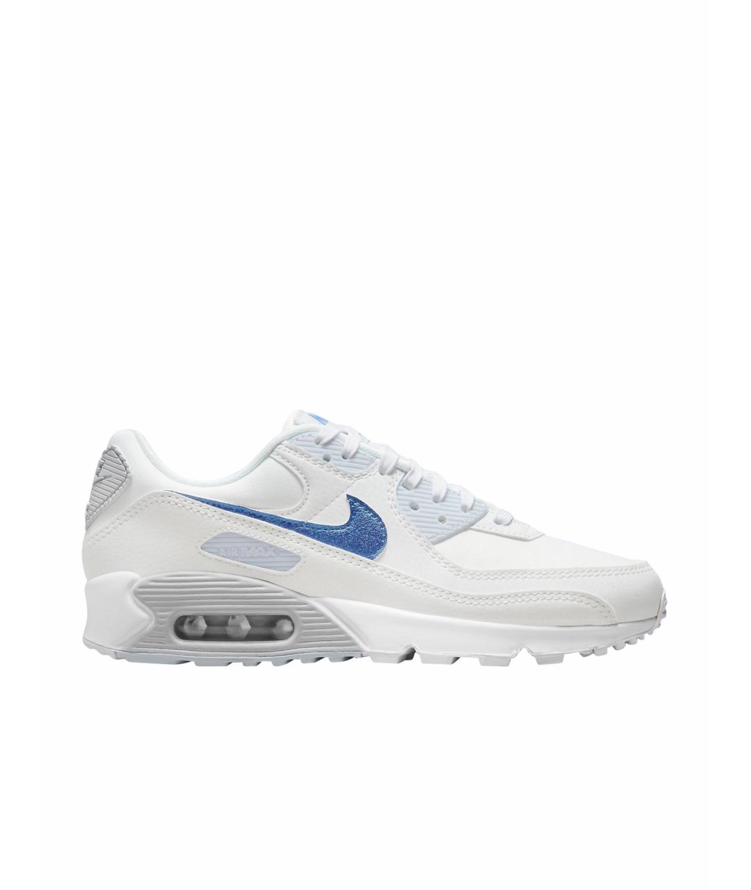 NIKE Белые кожаные кроссовки, фото 1