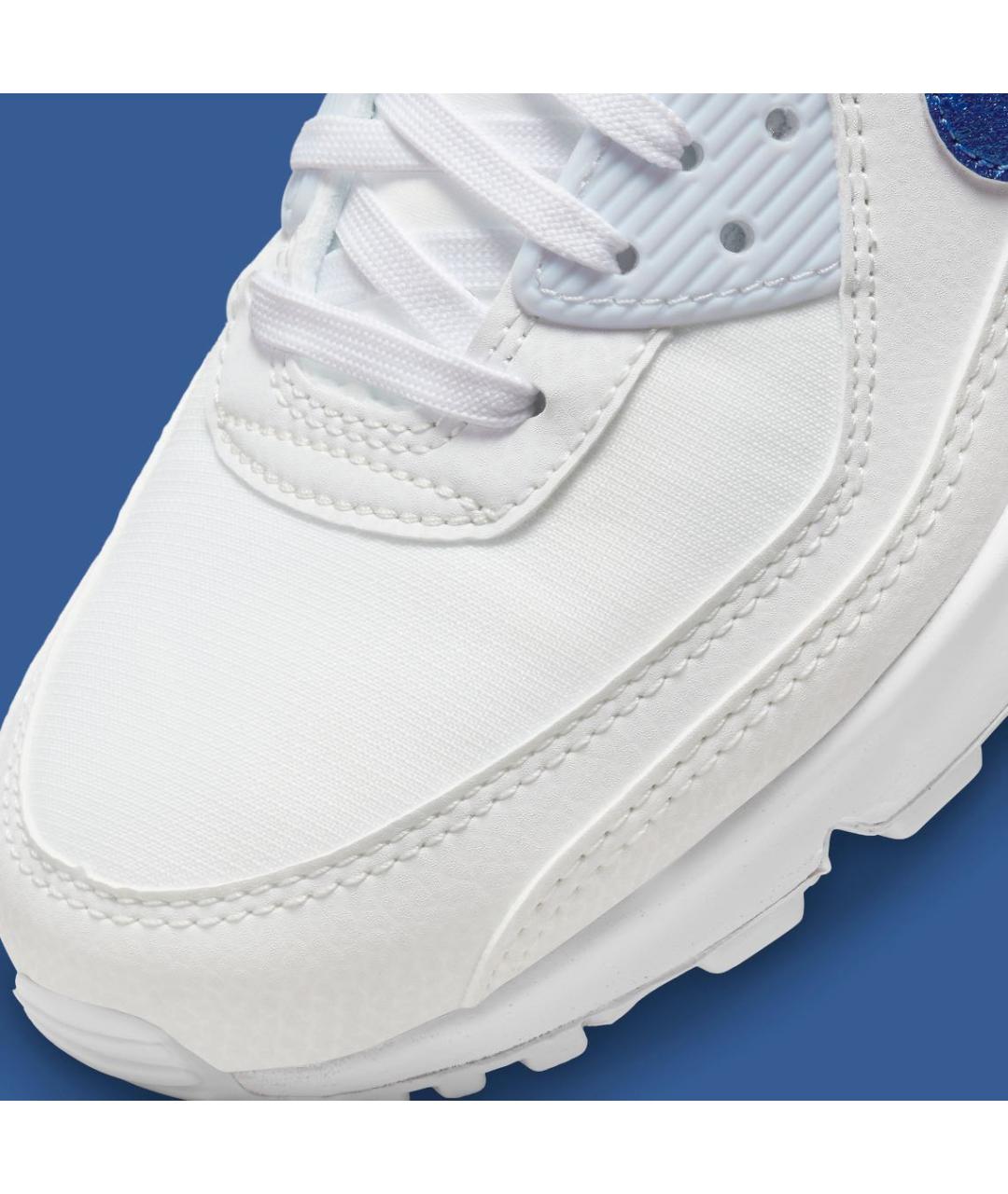 NIKE Белые кожаные кроссовки, фото 7