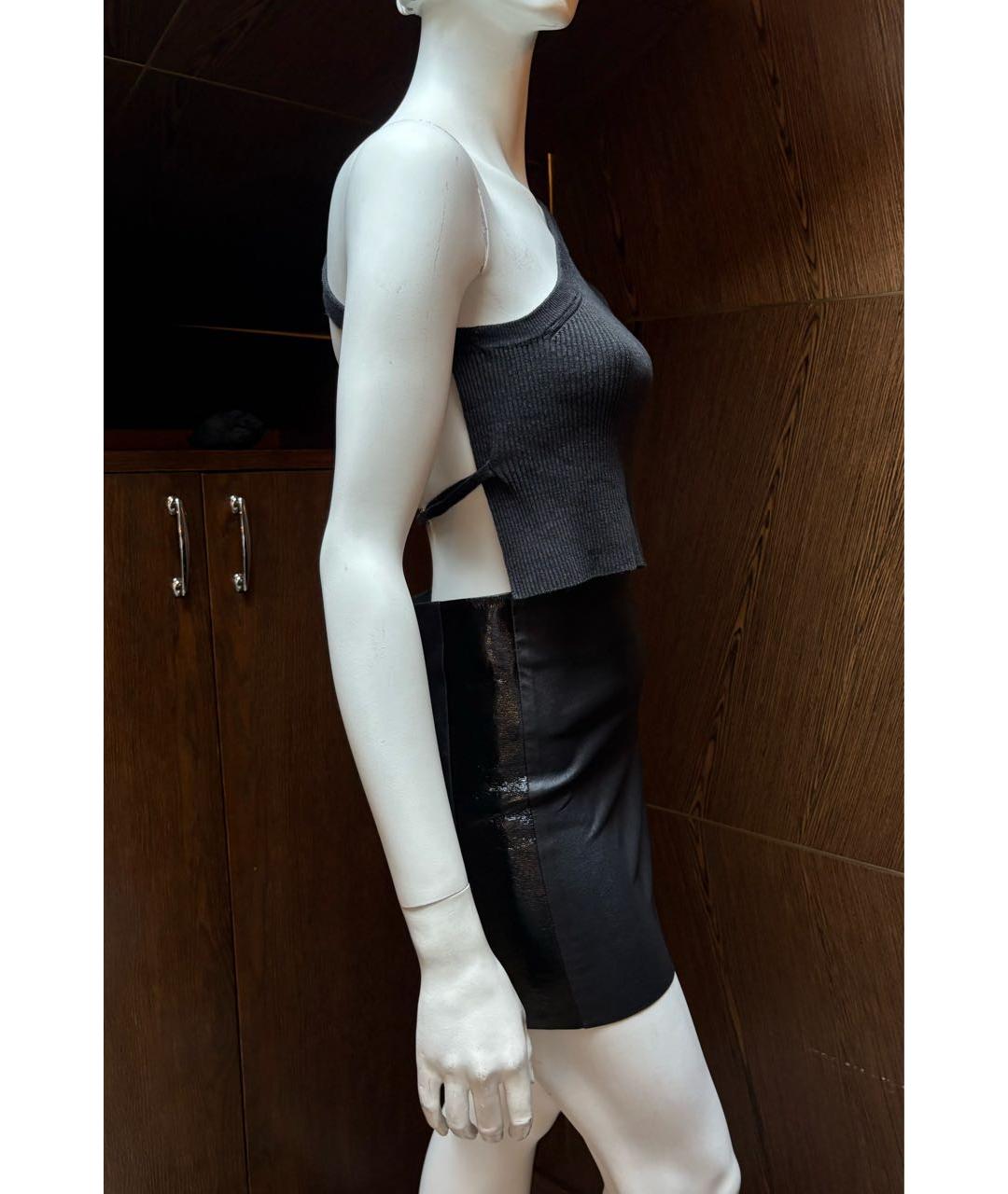 JACQUEMUS Черная льняная майка, фото 7