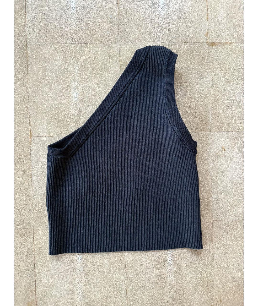 JACQUEMUS Черная льняная майка, фото 8