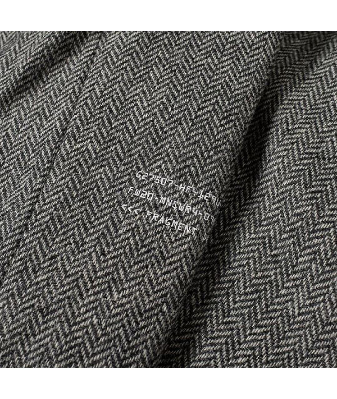 MONCLER Серое пальто, фото 3