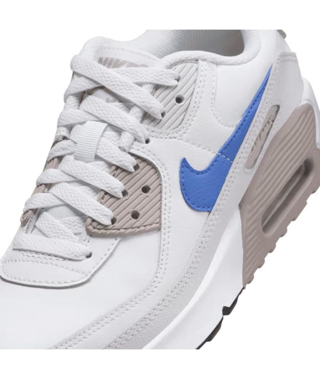 NIKE Белые кожаные кроссовки, фото 6