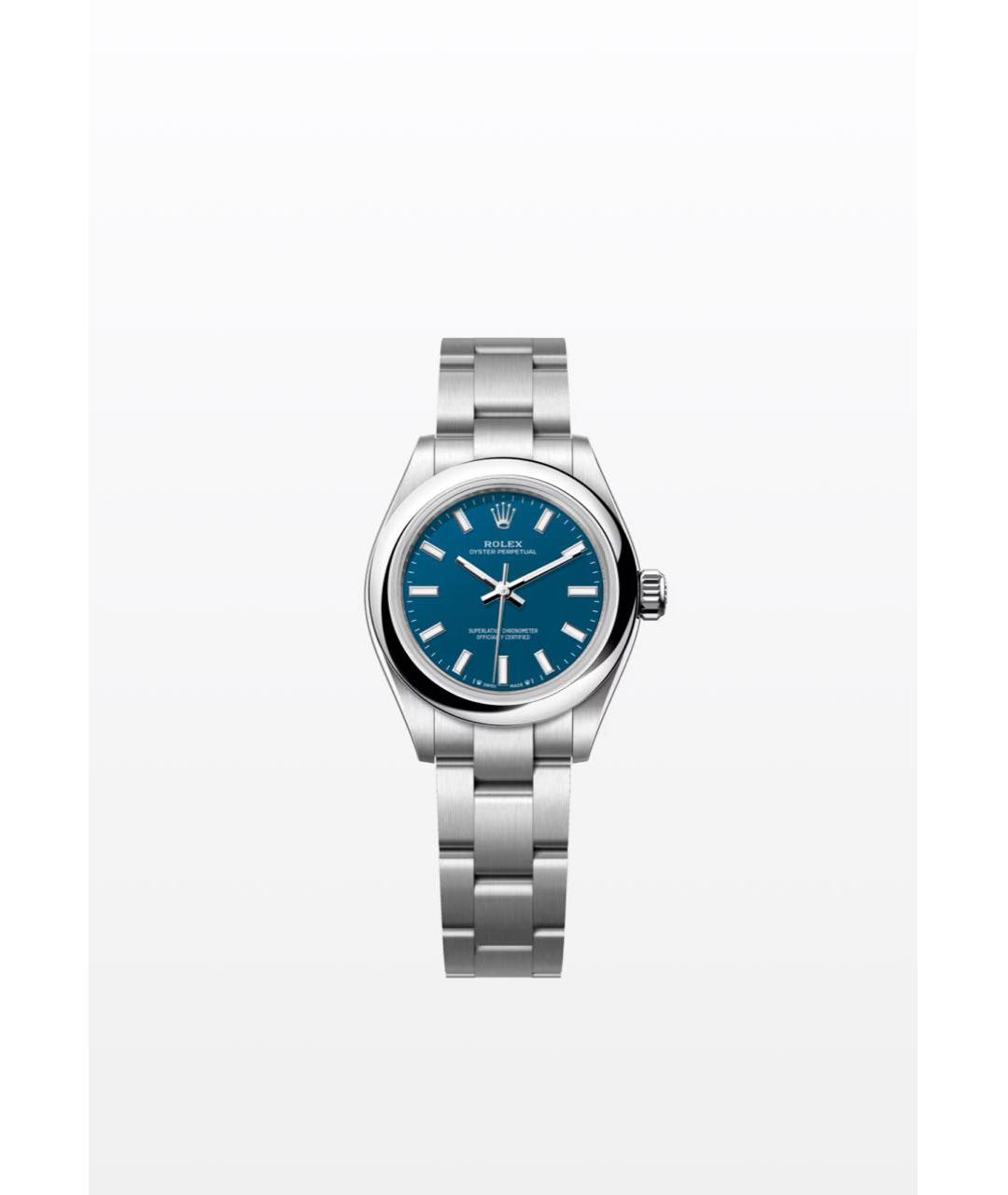 ROLEX Синие металлические часы, фото 3