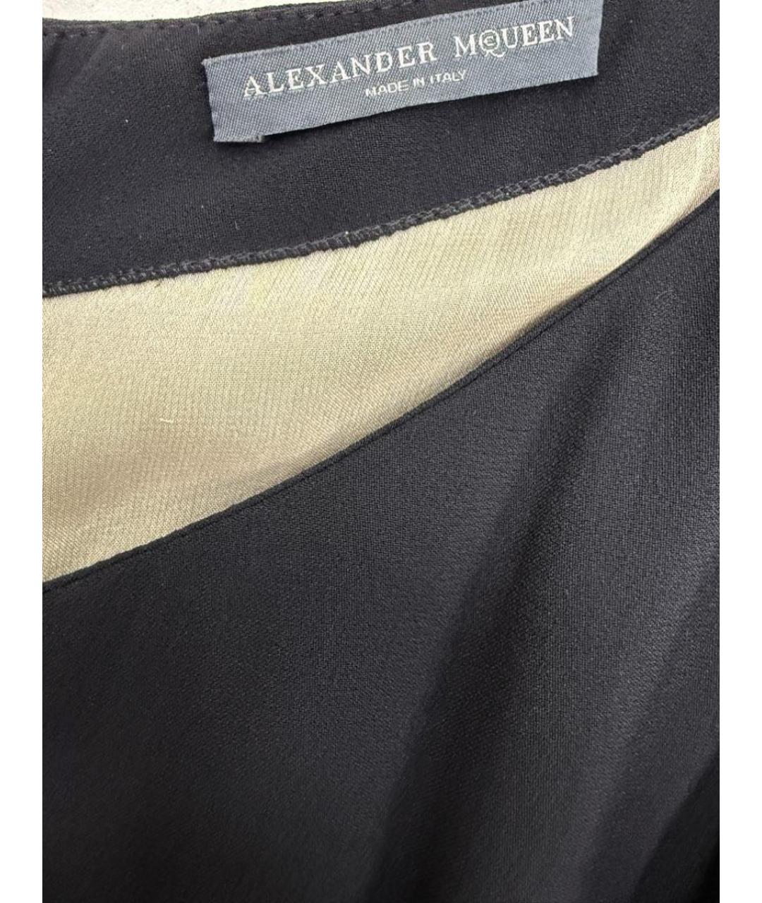 ALEXANDER MCQUEEN Черное коктейльное платье, фото 3