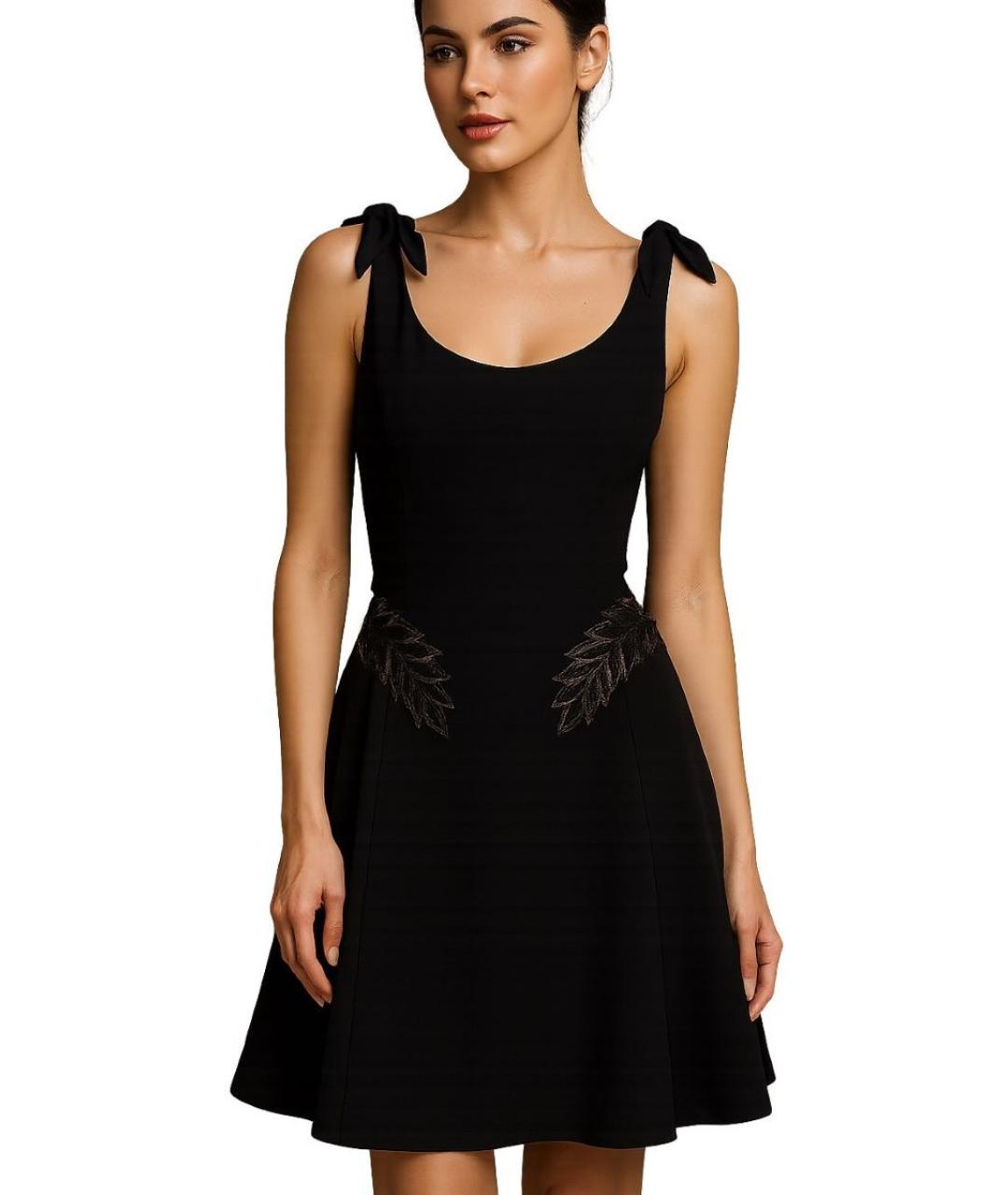 ALEXANDER MCQUEEN Черное коктейльное платье, фото 8
