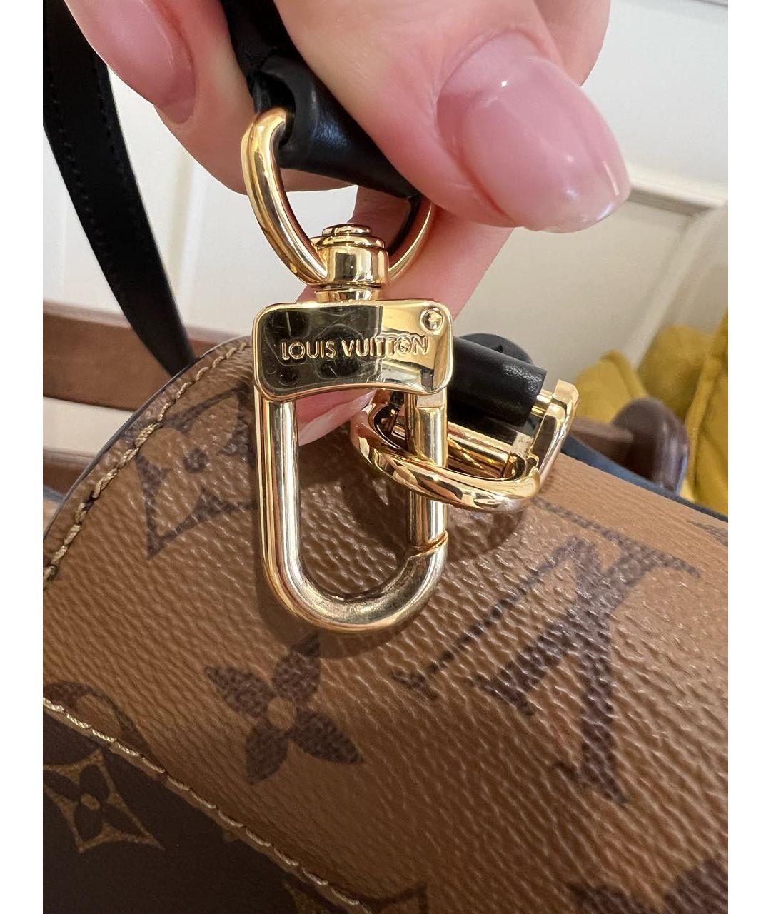 LOUIS VUITTON Коричневая сумка через плечо, фото 5