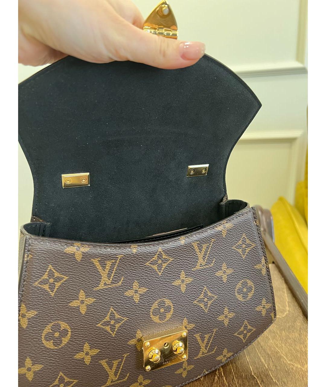 LOUIS VUITTON Коричневая сумка через плечо, фото 4
