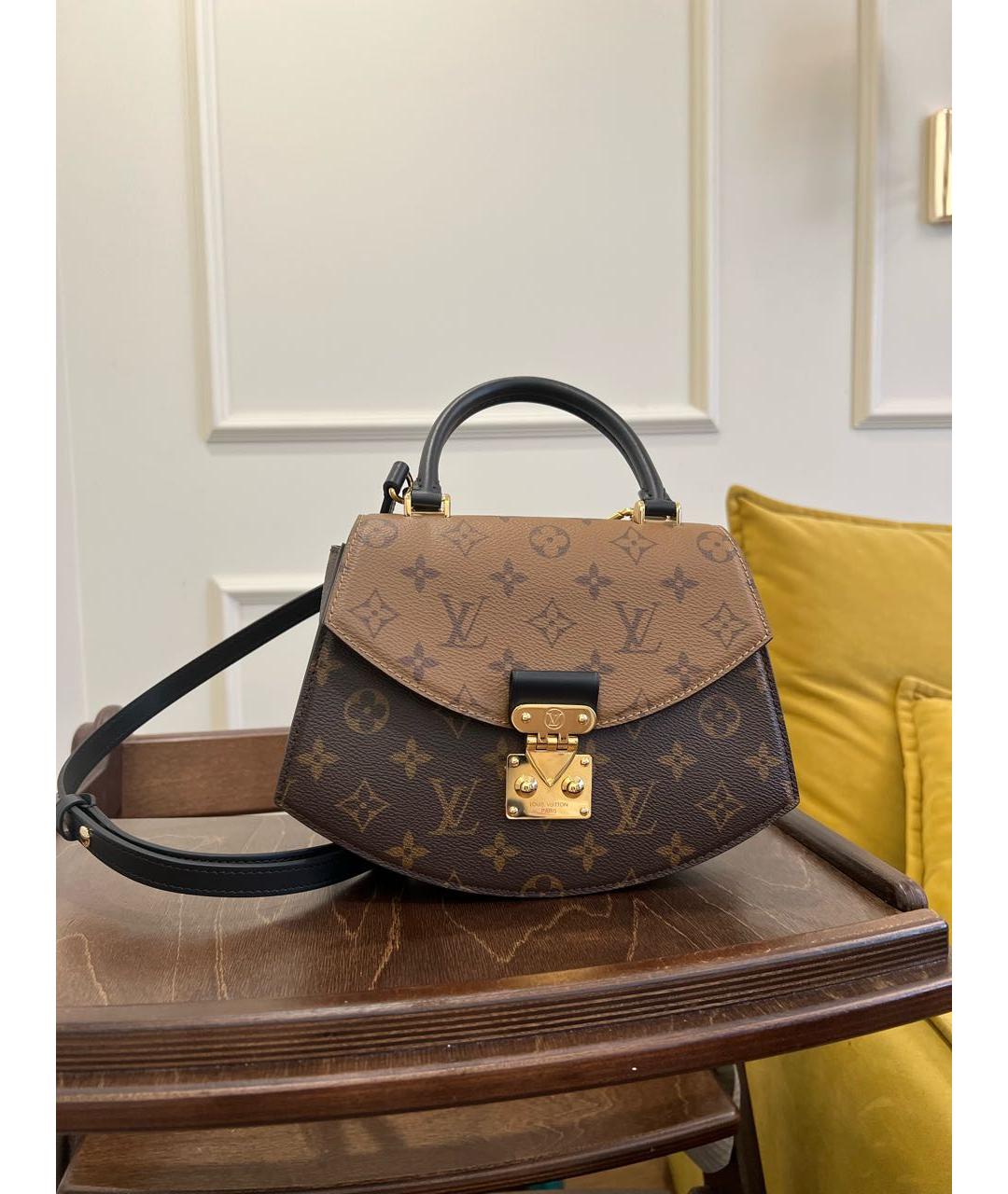 LOUIS VUITTON Коричневая сумка через плечо, фото 9