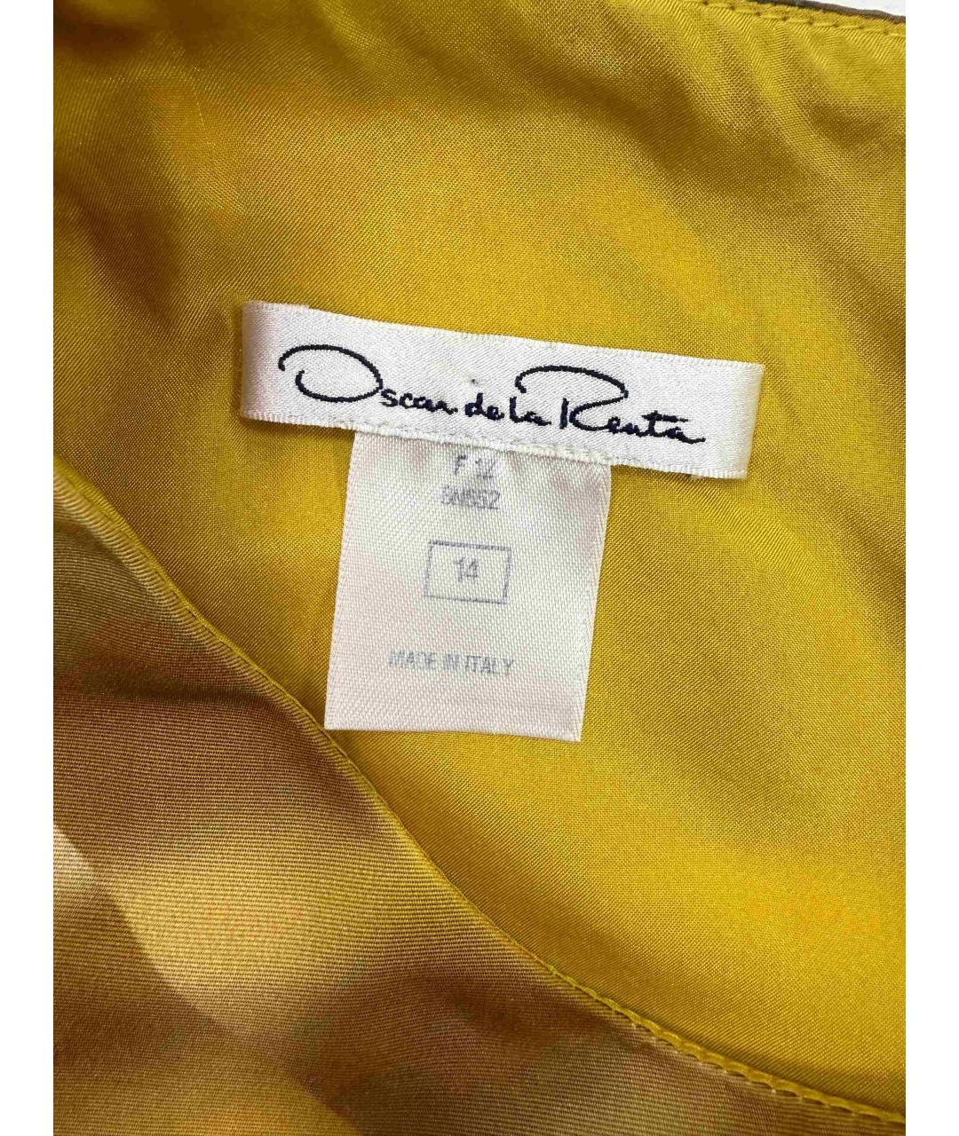 OSCAR DE LA RENTA Шелковое коктейльное платье, фото 3