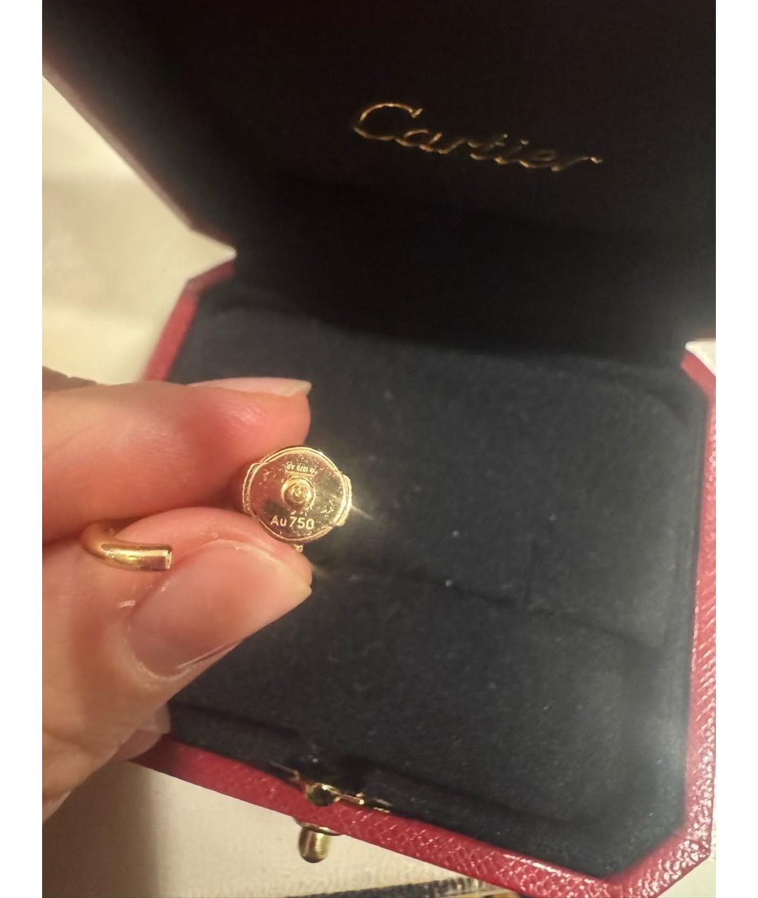 CARTIER Золотые серьги из розового золота, фото 3