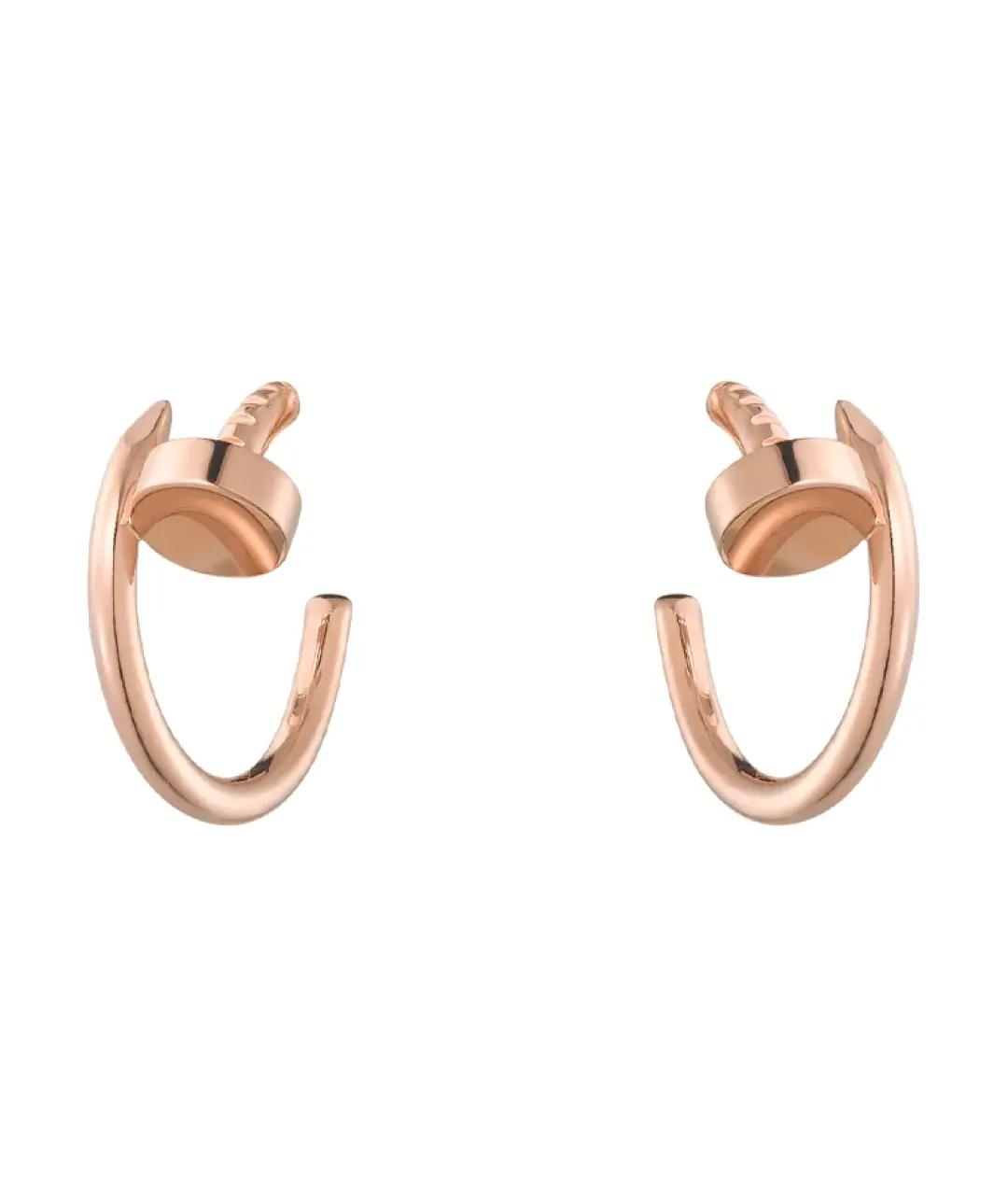 CARTIER Золотые серьги из розового золота, фото 1