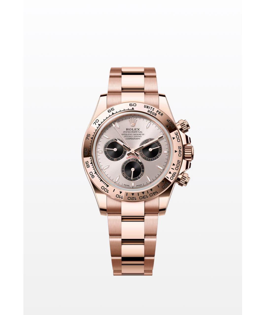 ROLEX Коралловые часы из розового золота, фото 3