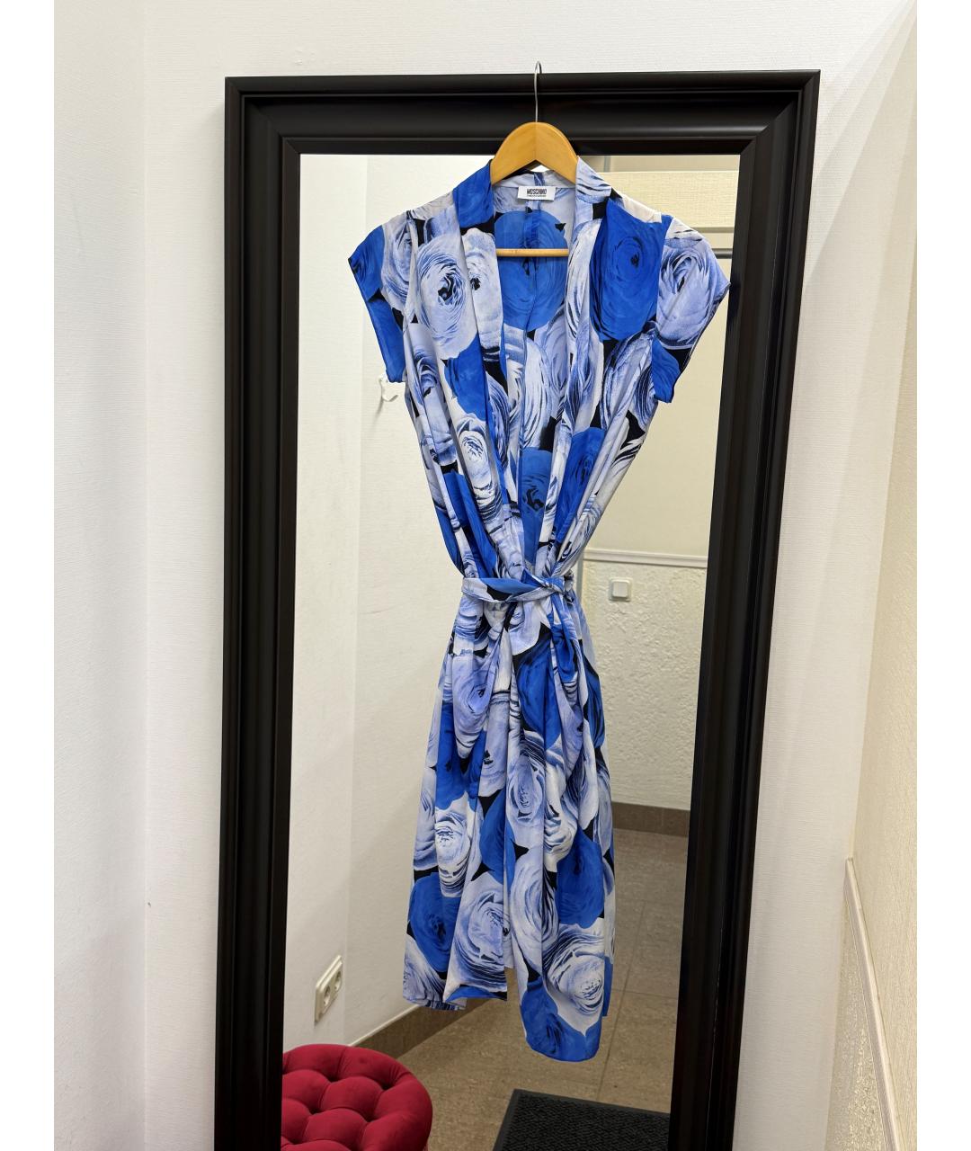 MOSCHINO Шелковое платье, фото 8