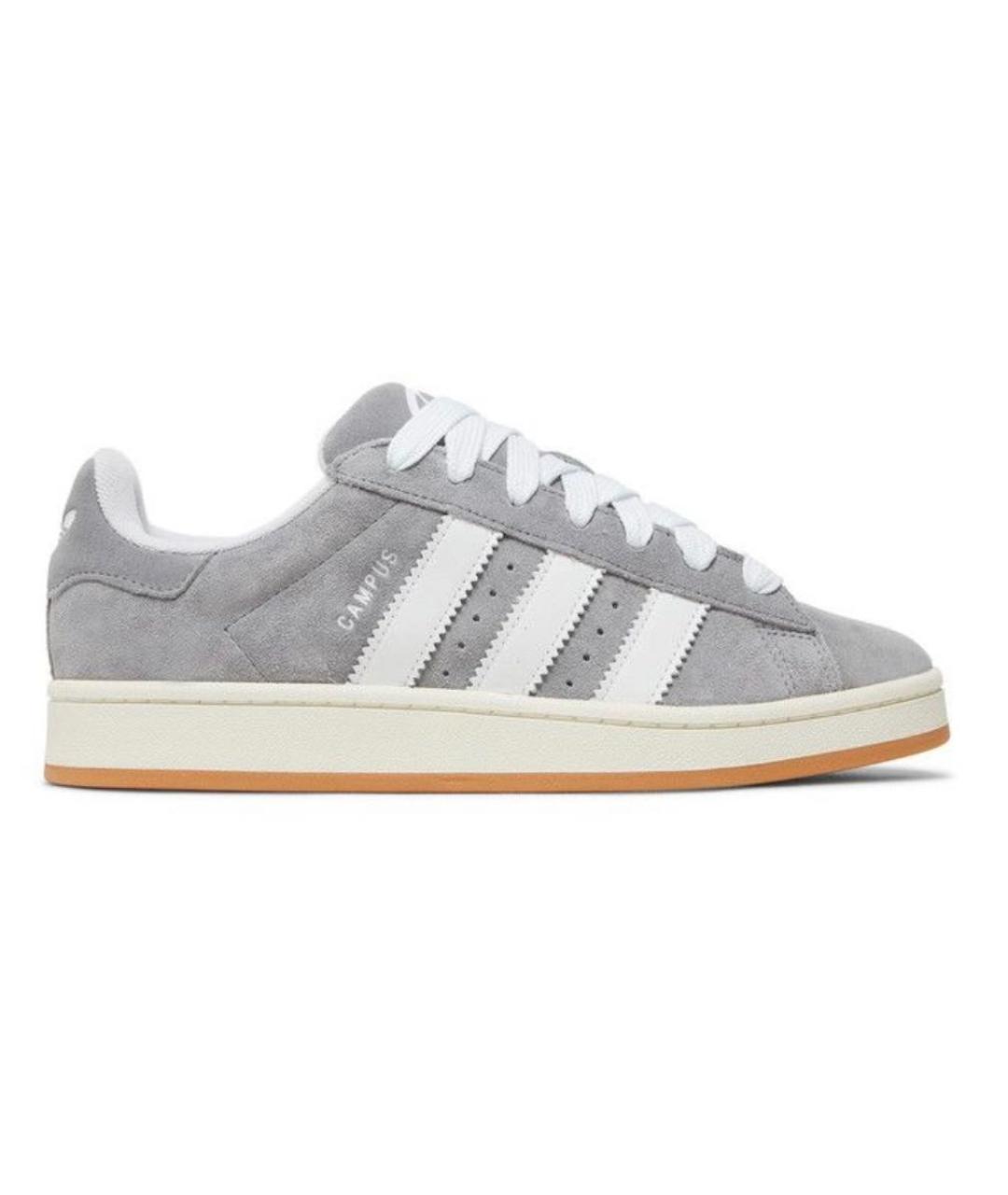 ADIDAS Серые замшевые кроссовки, фото 1