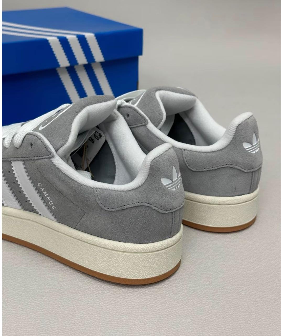 ADIDAS Серые замшевые кроссовки, фото 5