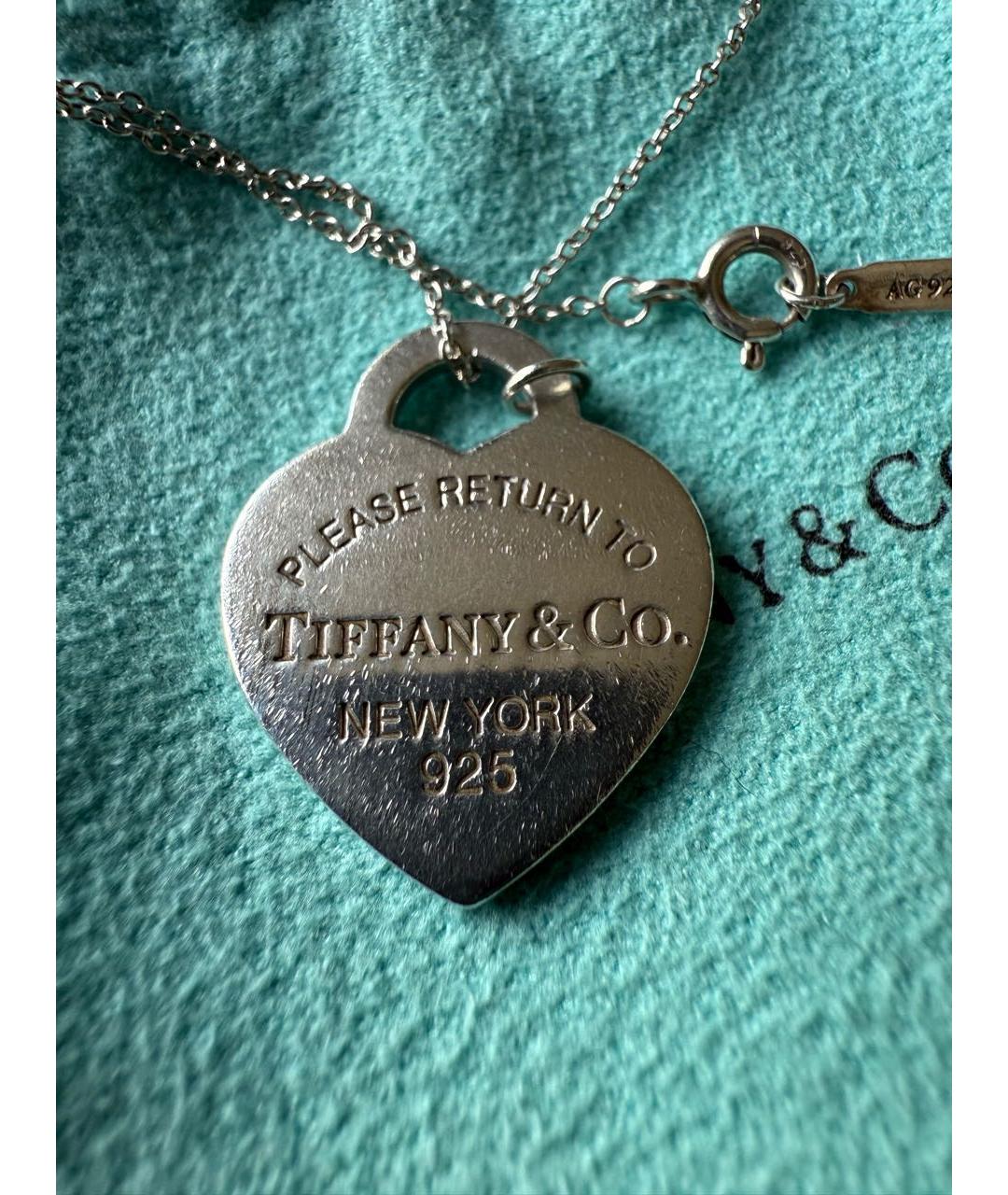 TIFFANY&CO Серебряное серебряное колье, фото 6