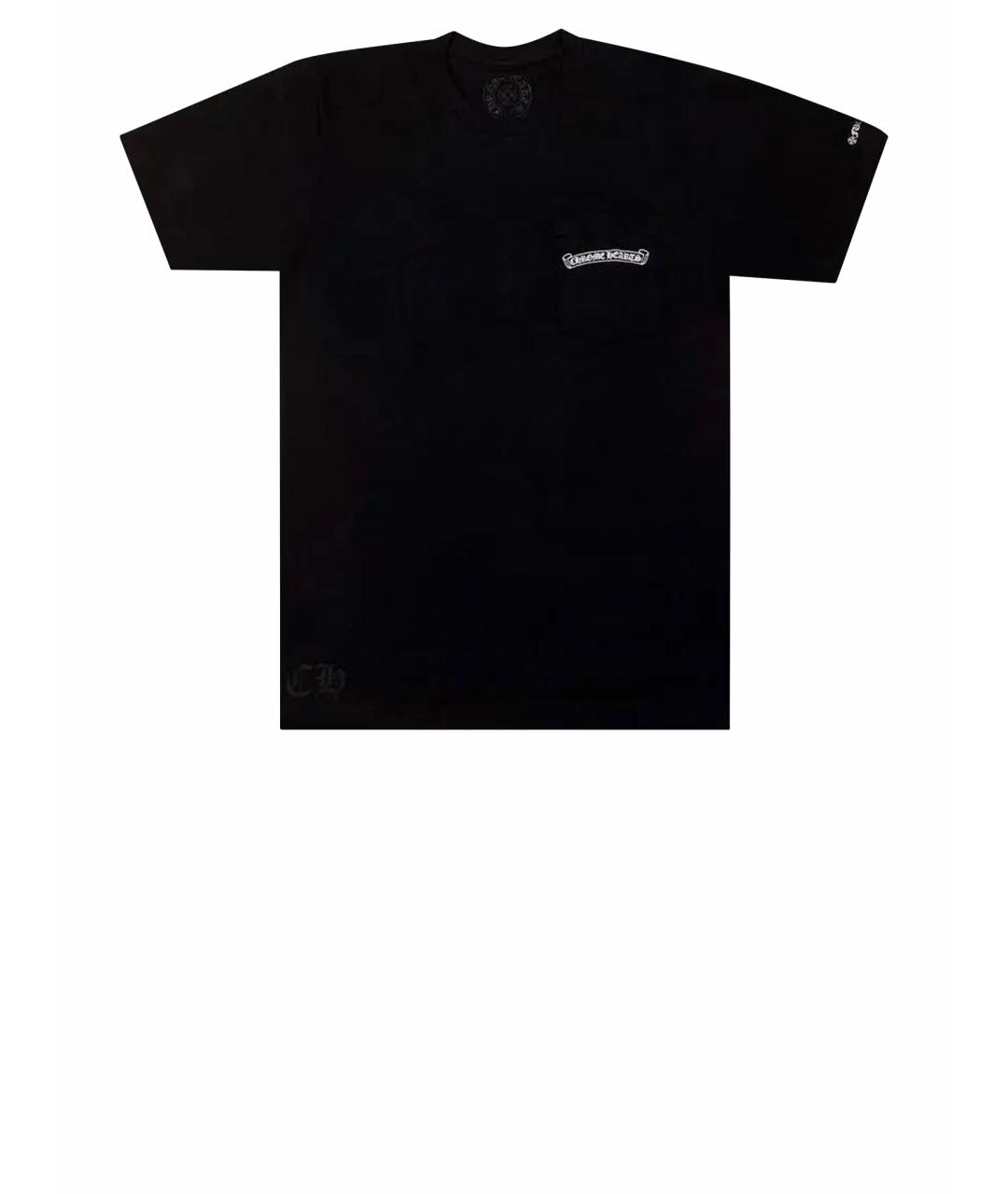 CHROME HEARTS Черная хлопковая футболка, фото 1