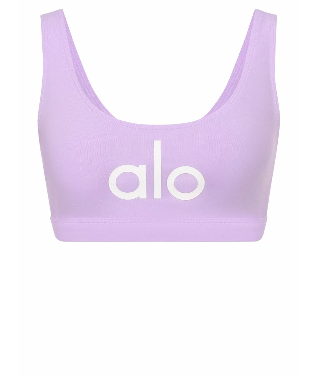 ALO YOGA Фиолетовая синтетическая майка, фото 1