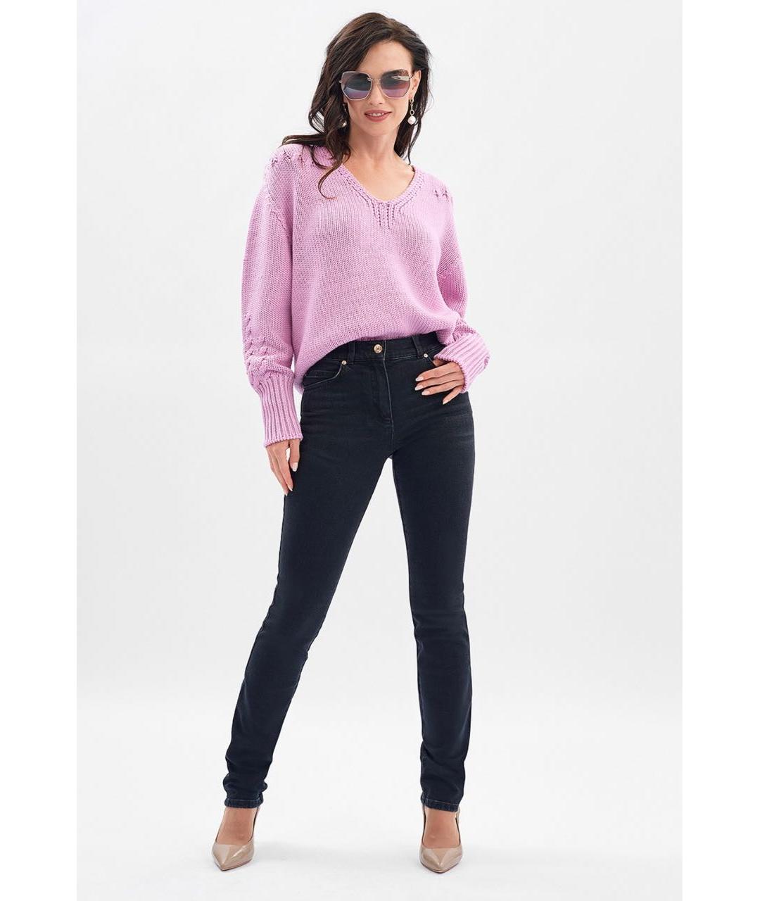 ESCADA Черные хлопко-полиэстеровые прямые джинсы, фото 7