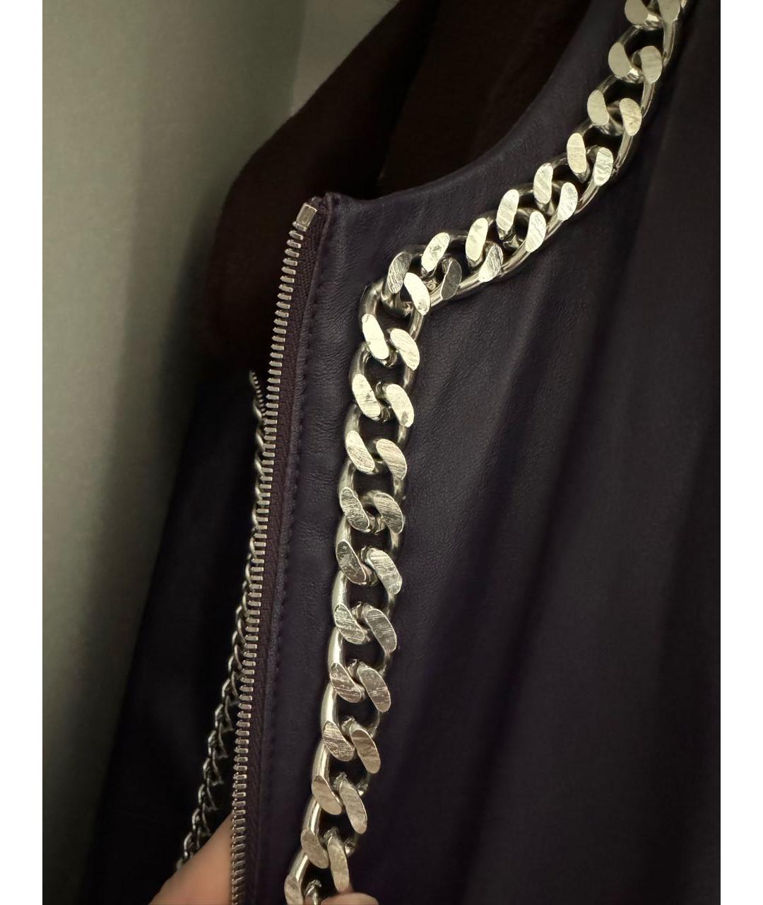 ESCADA Фиолетовая кожаная куртка, фото 4