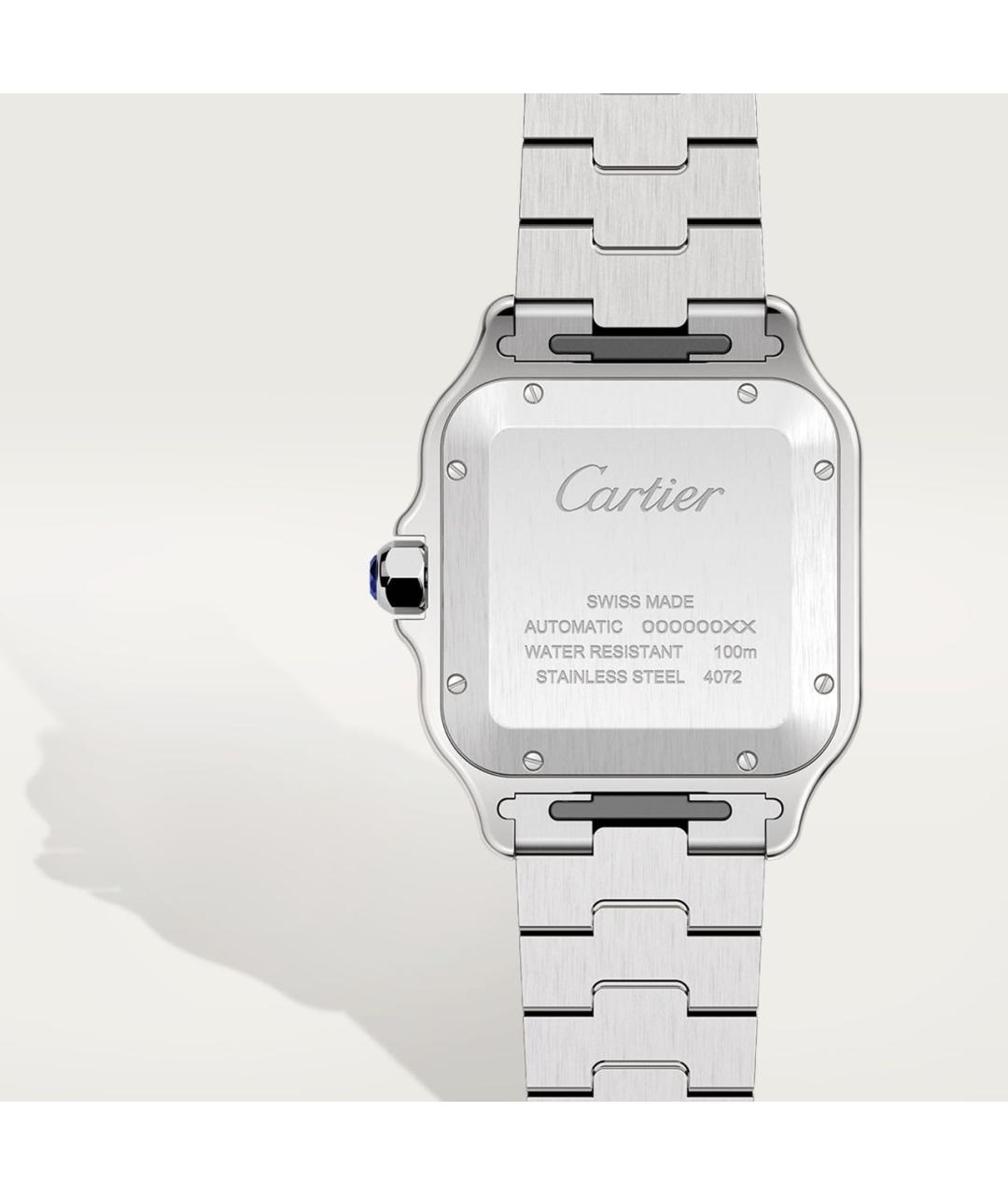 CARTIER Серебряные металлические часы, фото 5