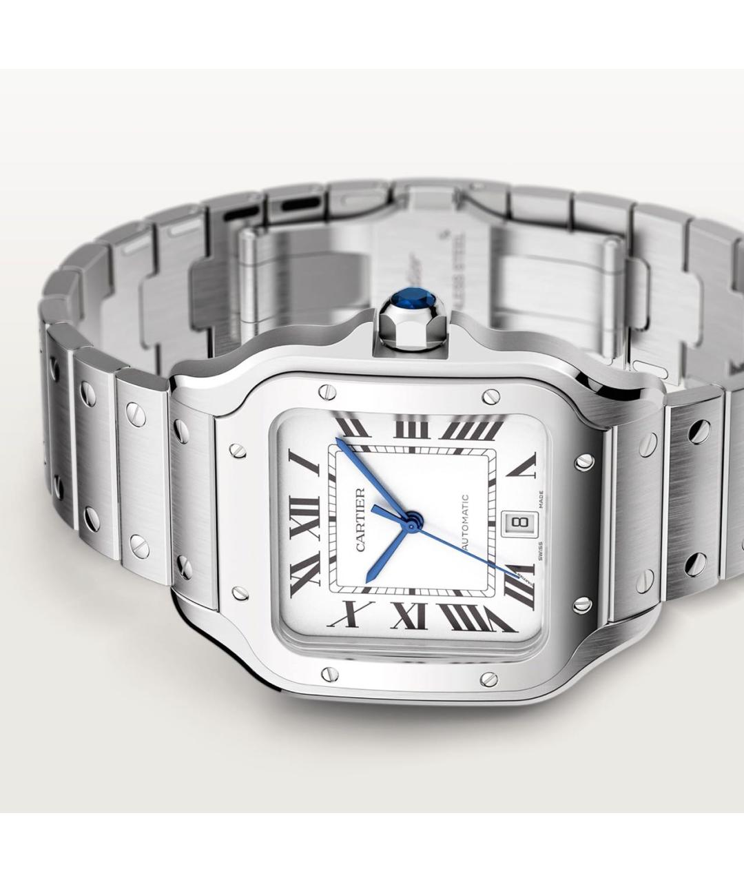 CARTIER Серебряные металлические часы, фото 7