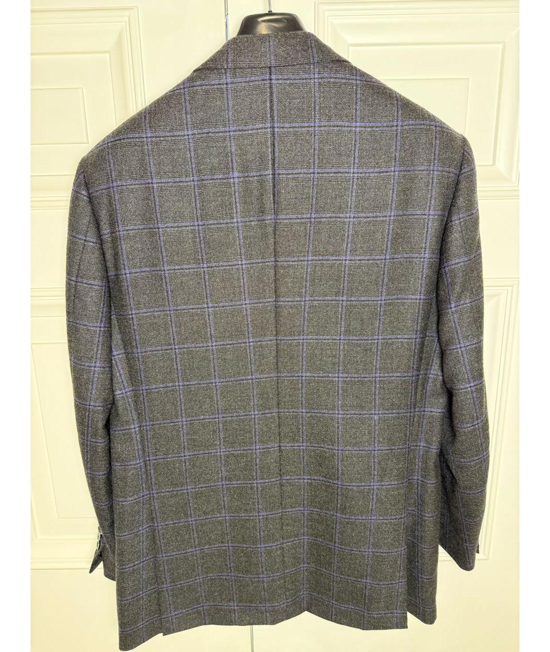 BRIONI Серый кашемировый пиджак, фото 2