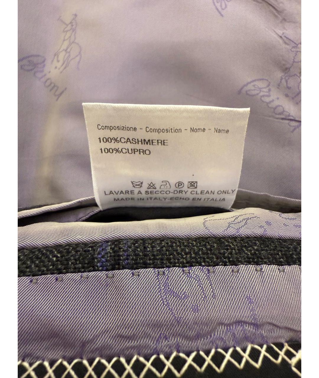 BRIONI Серый кашемировый пиджак, фото 4