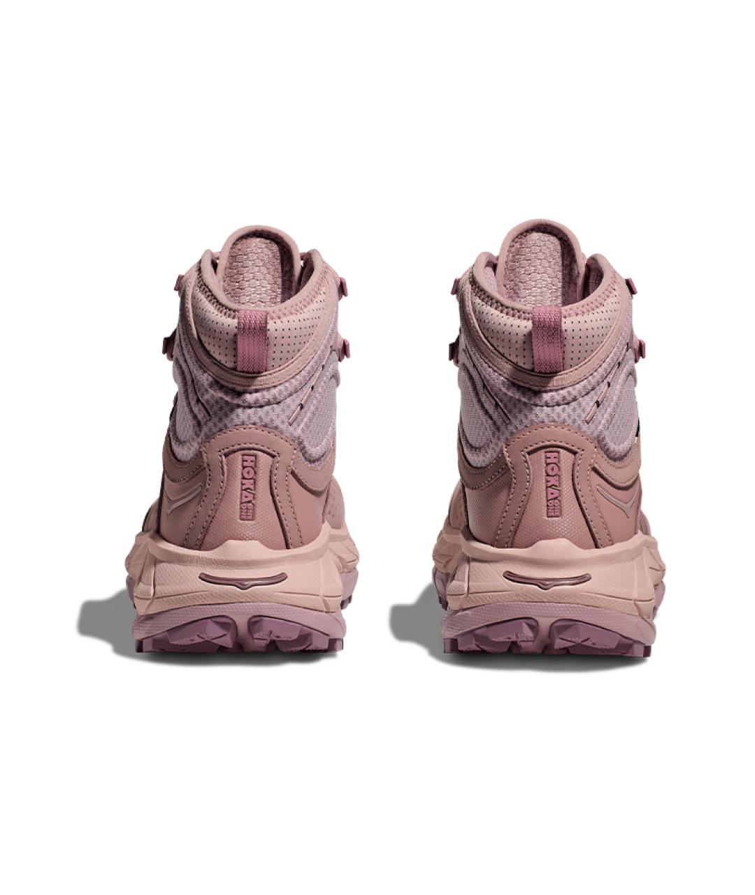 HOKA Розовые нубуковые ботинки, фото 6