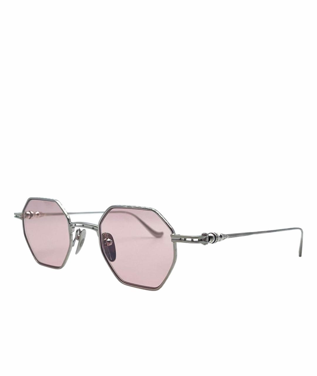 CHROME HEARTS Серебряные металлические солнцезащитные очки, фото 1