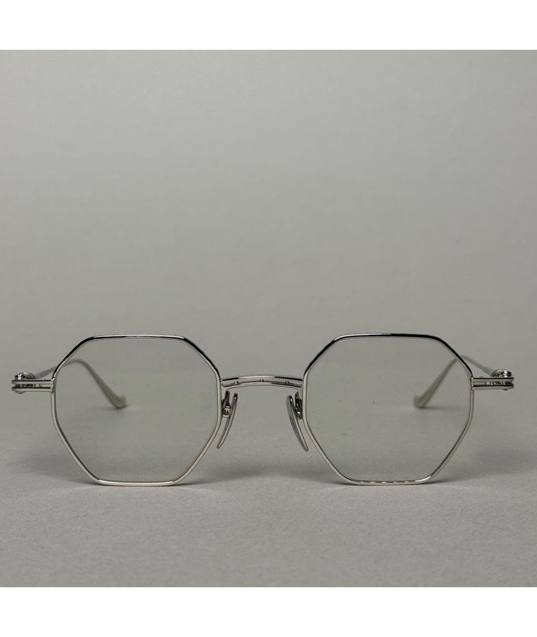 CHROME HEARTS Серебряные металлические солнцезащитные очки, фото 5