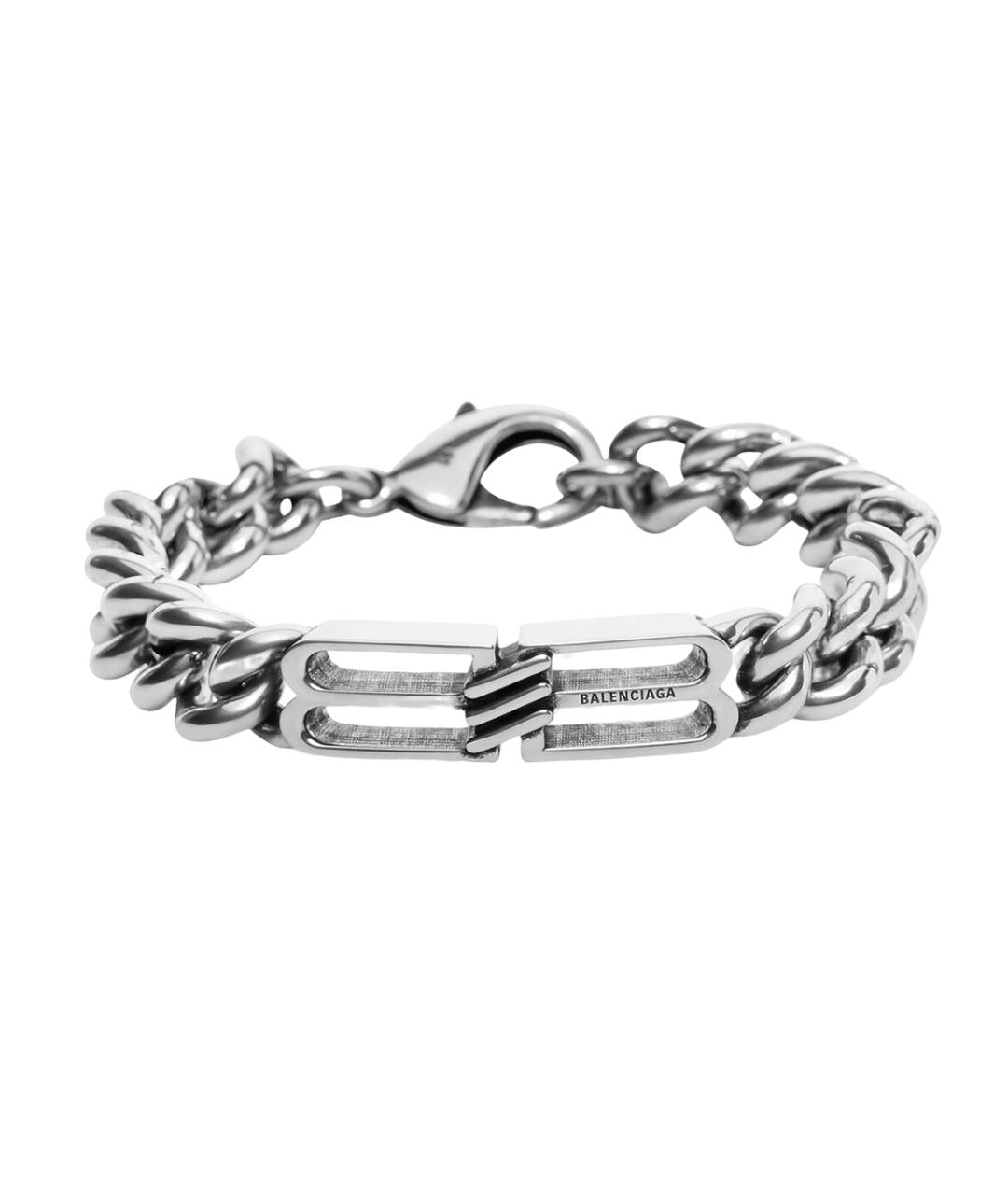 BALENCIAGA Серебряный браслет, фото 1