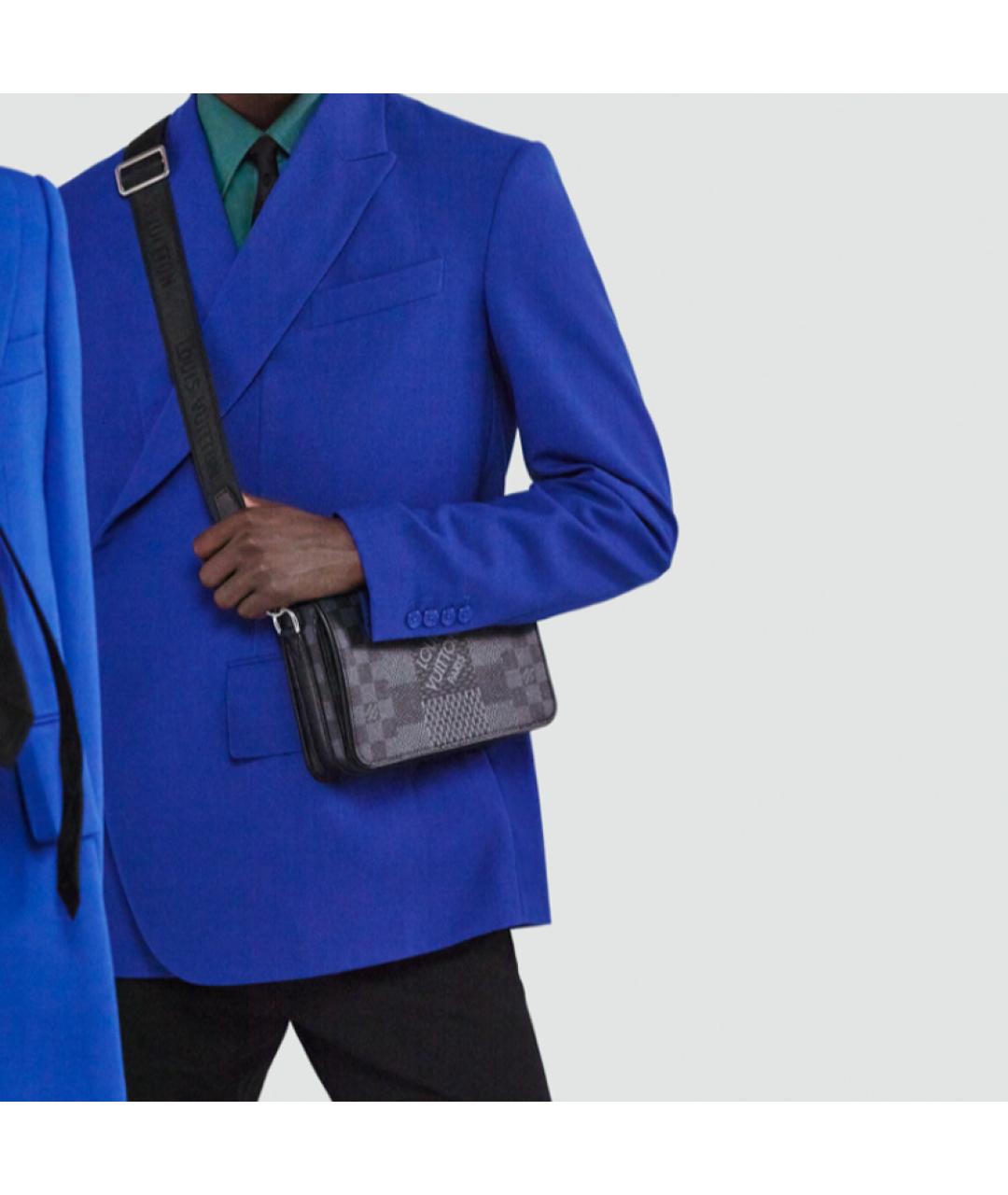 LOUIS VUITTON Серая сумка на плечо, фото 6