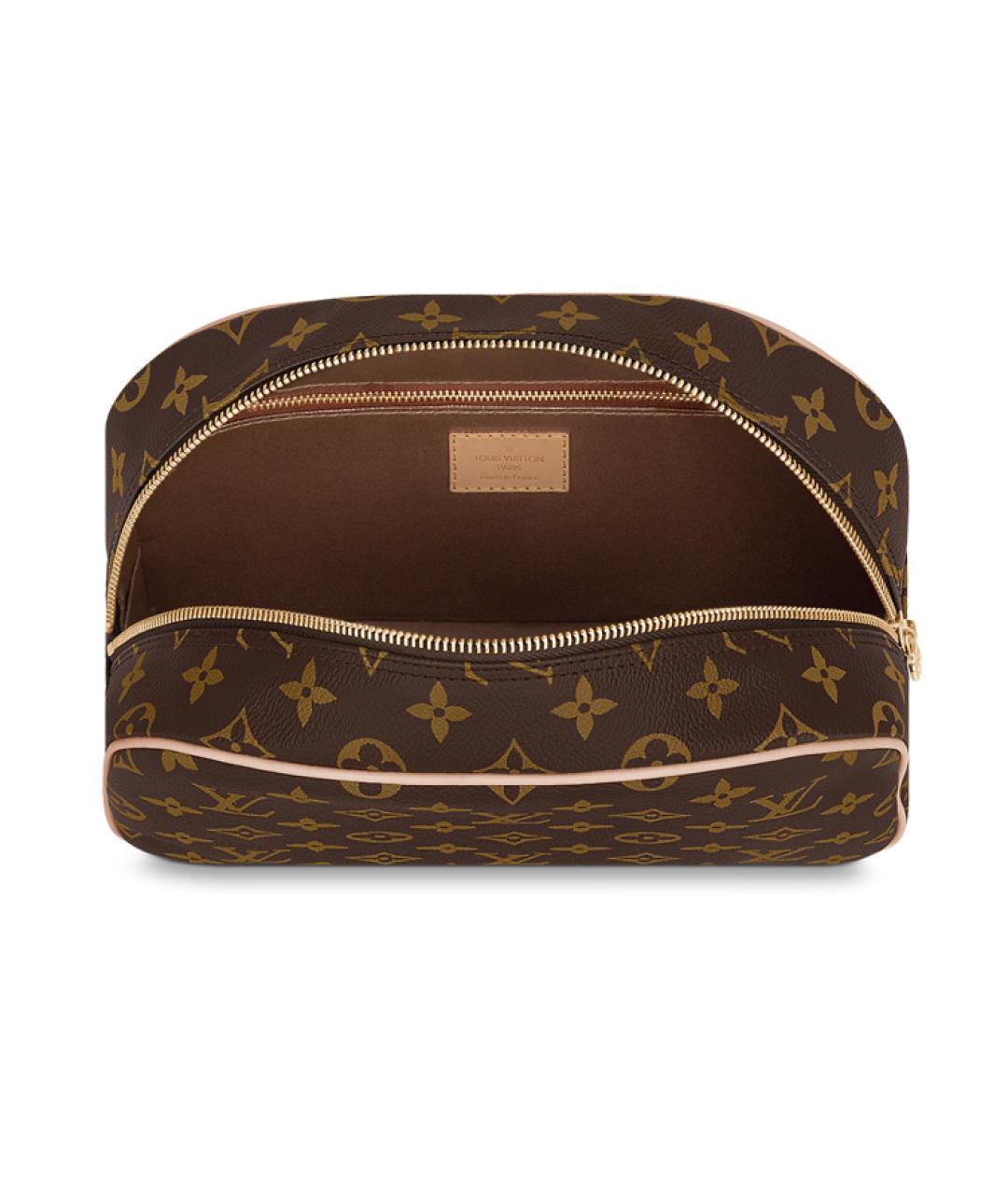 LOUIS VUITTON Коричневая кожаная юбка миди, фото 5
