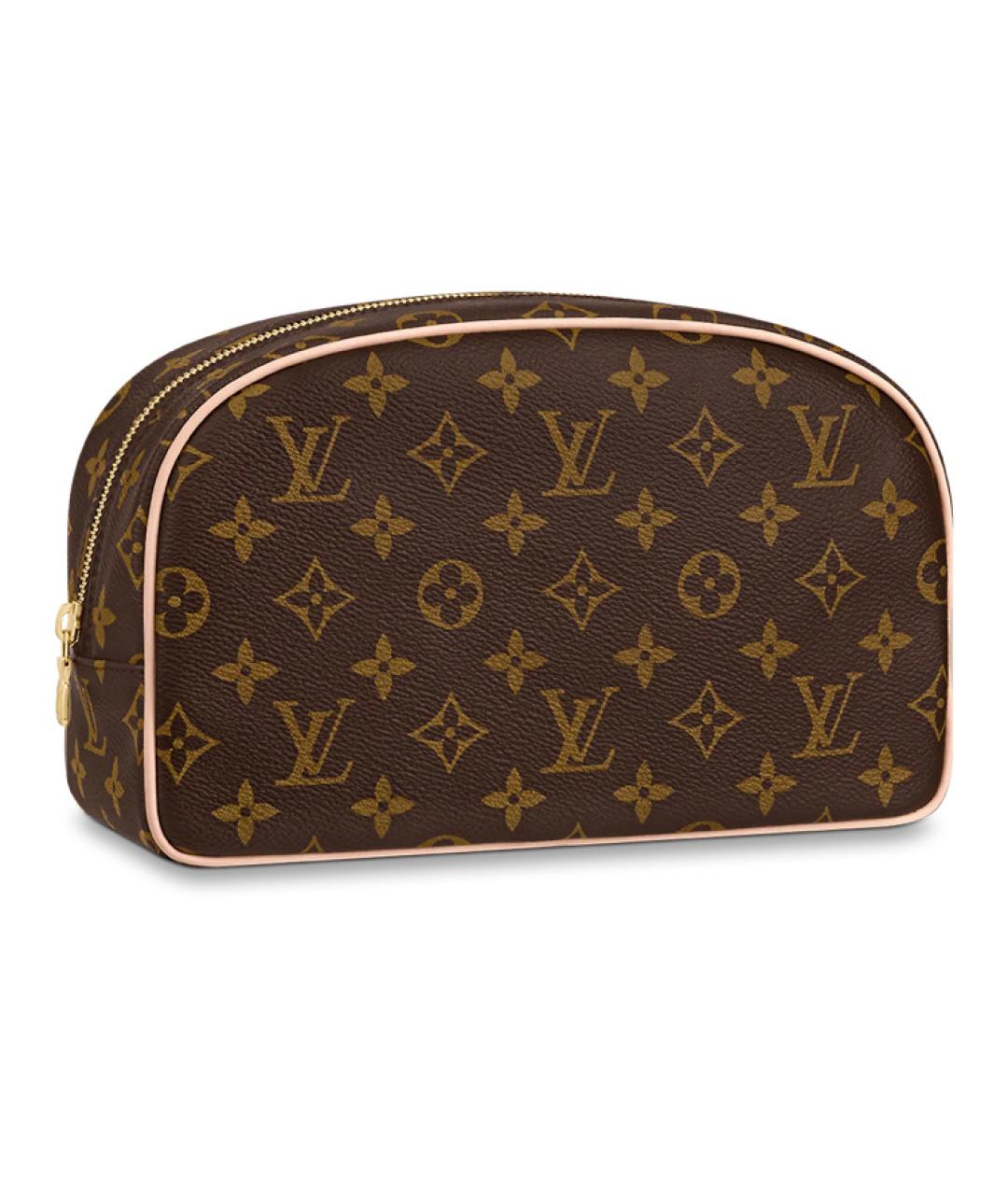 LOUIS VUITTON Коричневая кожаная юбка миди, фото 2