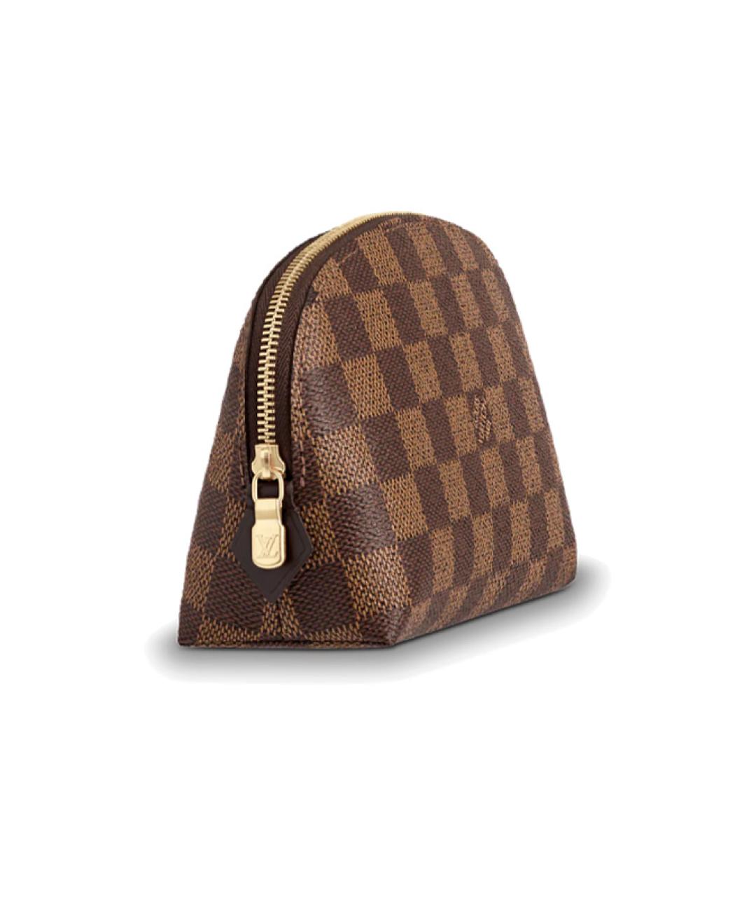 LOUIS VUITTON Коричневая косметичка, фото 2