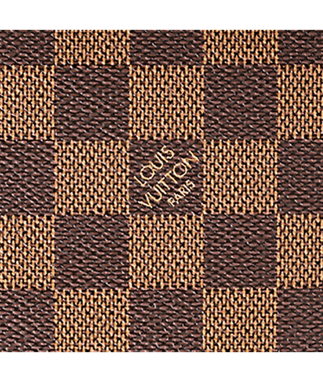 LOUIS VUITTON Коричневая косметичка, фото 5
