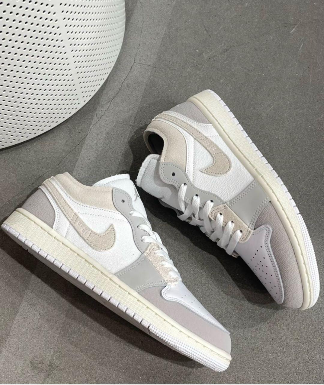 JORDAN Бежевые замшевые кроссовки, фото 3