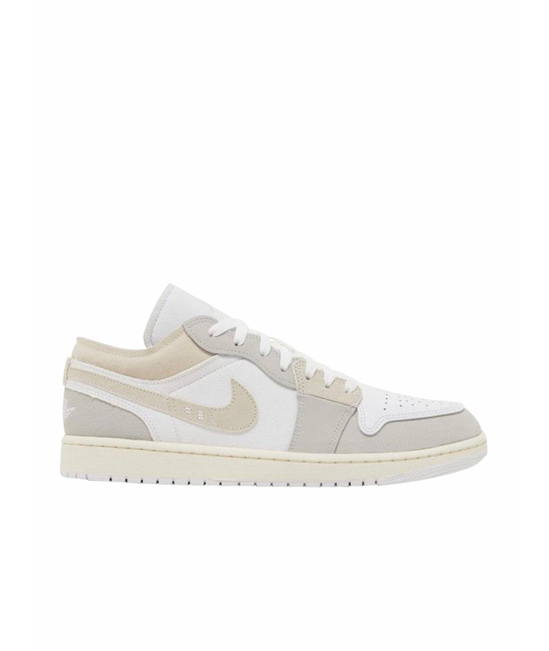 JORDAN Бежевые замшевые кроссовки, фото 1