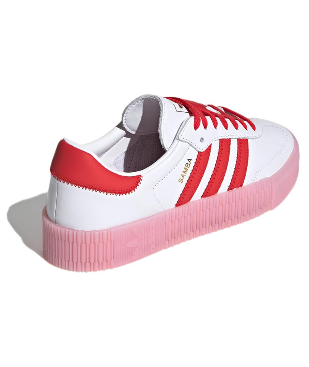 ADIDAS Белые кожаные кеды, фото 4